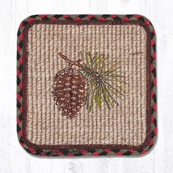 WW-081 Pinecone Wicker Weave Table Accents Online now - Image 3