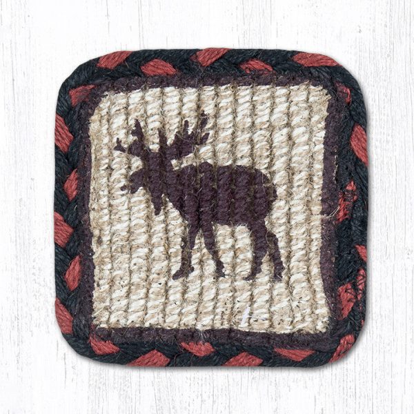 WW-019 Moose Pinecone Wicker Weave Table Accents Supply